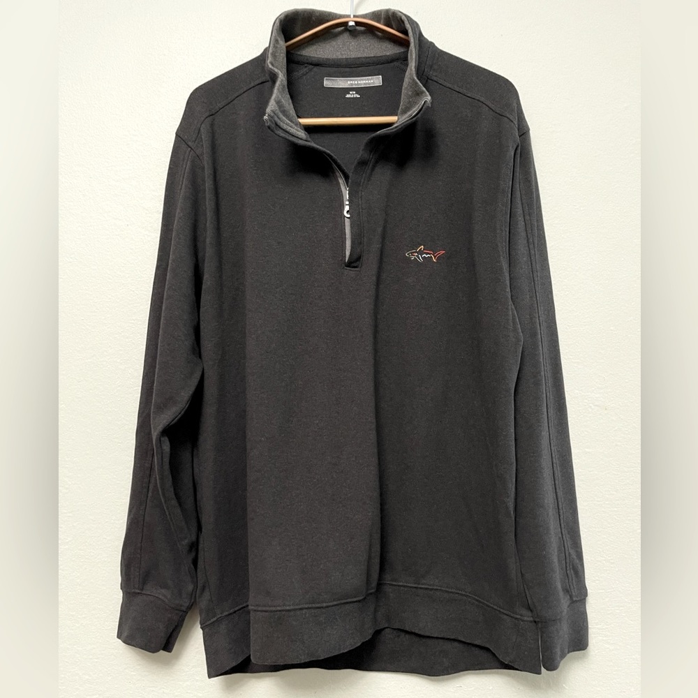 Greg Norman Classic Shark Quarter Zip, Sz M
